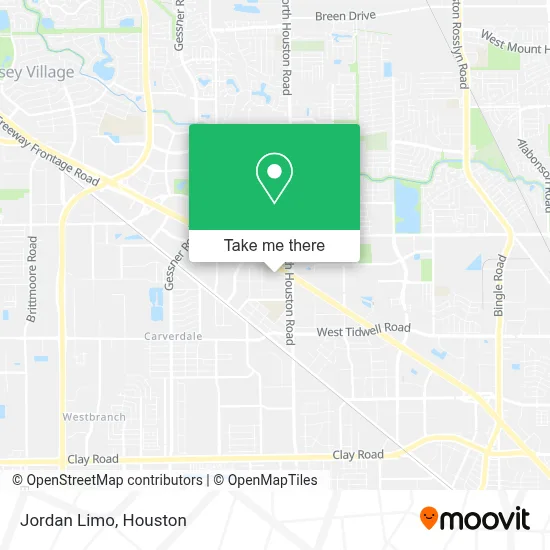 Jordan Limo map