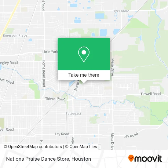 Nations Praise Dance Store map