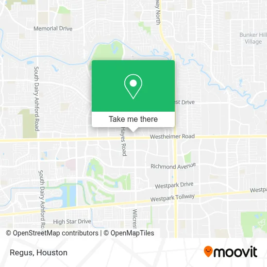 Regus map