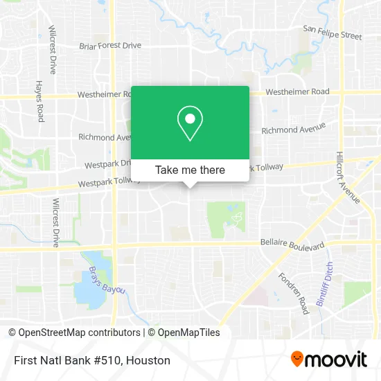 First Natl Bank #510 map