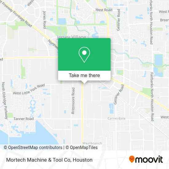 Mortech Machine & Tool Co map