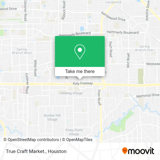 True Craft Market. map