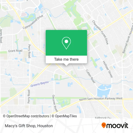 Macy's Gift Shop map