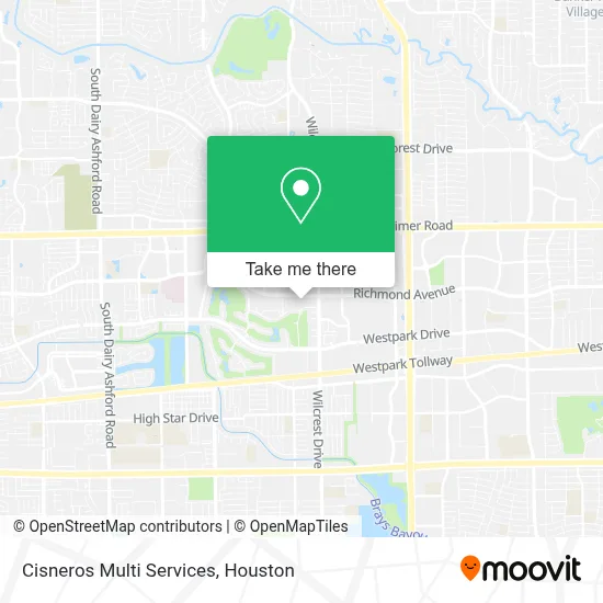Cisneros Multi Services map