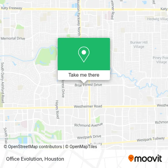 Office Evolution map