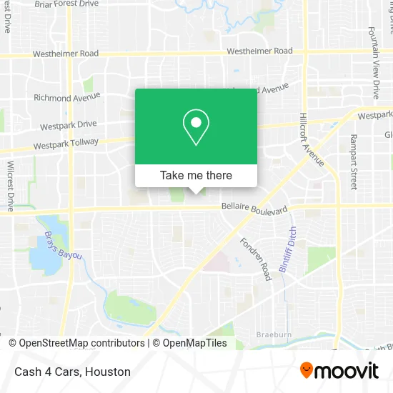 Cash 4 Cars map
