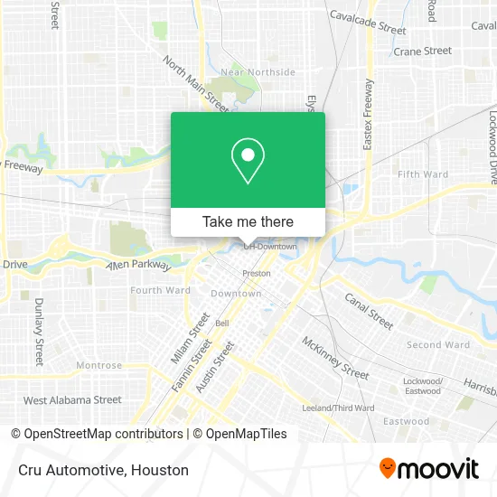 Cru Automotive map
