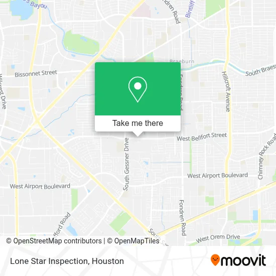 Lone Star Inspection map