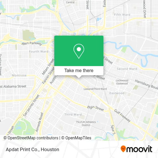 Apdat Print Co. map