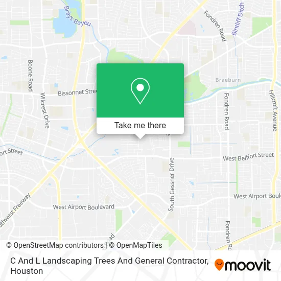 C And L Landscaping Trees And General Contractor map