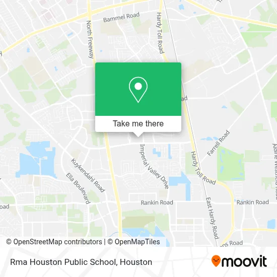 Rma Houston Public School map