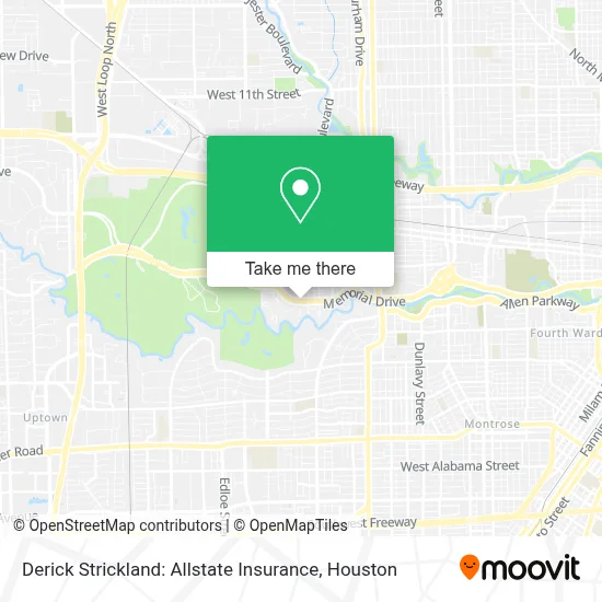 Derick Strickland: Allstate Insurance map