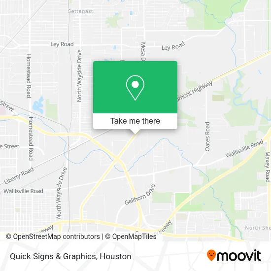 Mapa de Quick Signs & Graphics