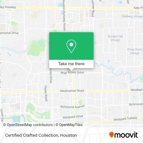 Certified Crafted Collection map