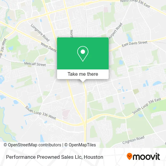 Performance Preowned Sales Llc map