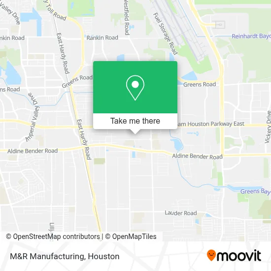 M&R Manufacturing map