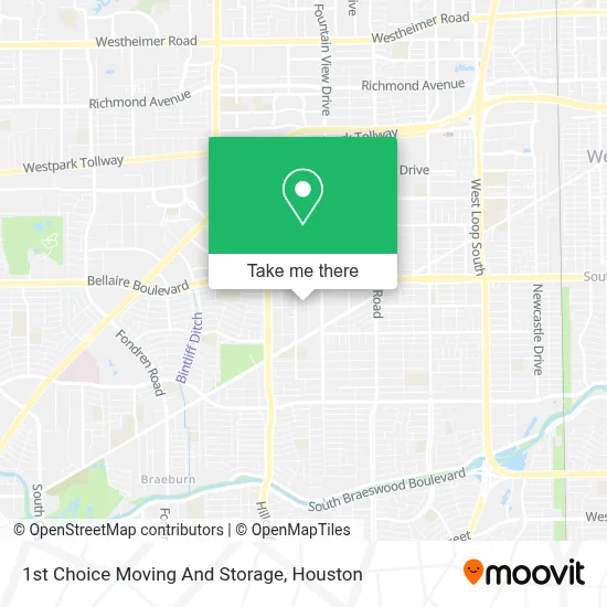 1st Choice Moving And Storage map