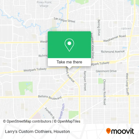 Larry's Custom Clothiers map