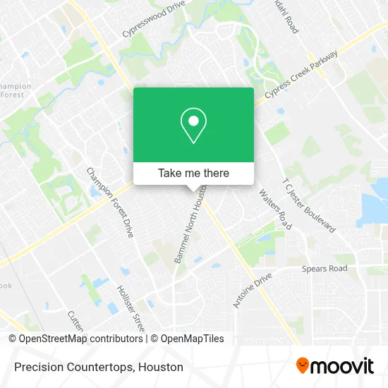 Precision Countertops map