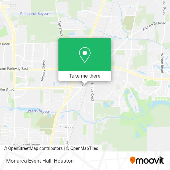 Monarca Event Hall map
