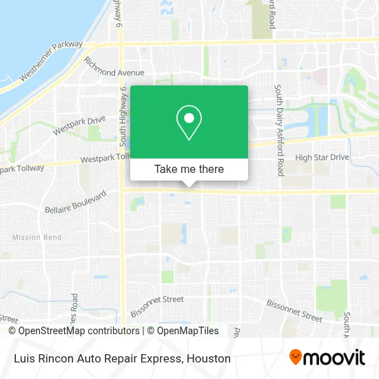 Luis Rincon Auto Repair Express map