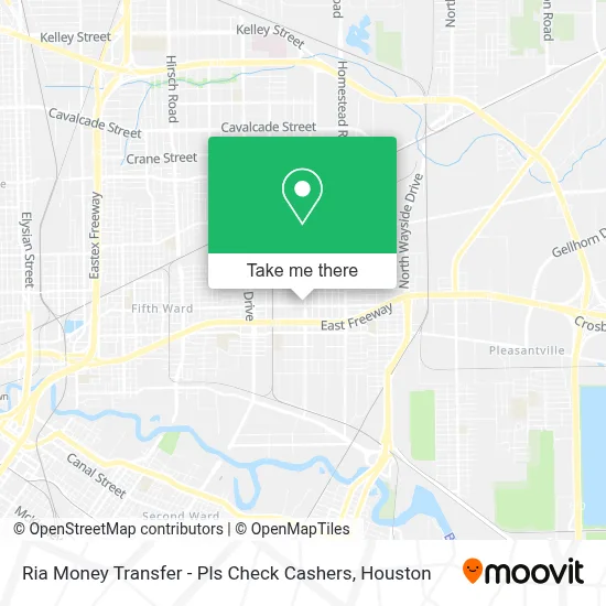 Ria Money Transfer - Pls Check Cashers map