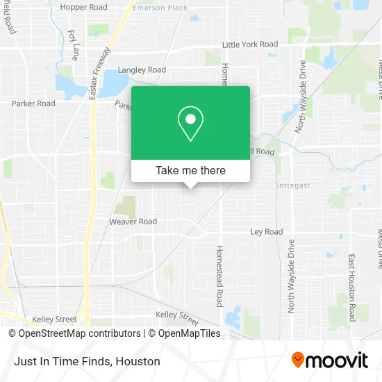 Just In Time Finds map