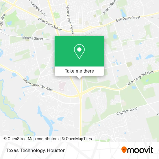 Texas Technology map
