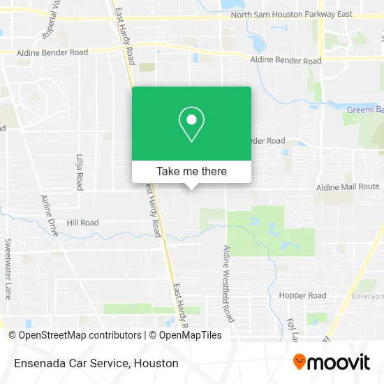 Ensenada Car Service map
