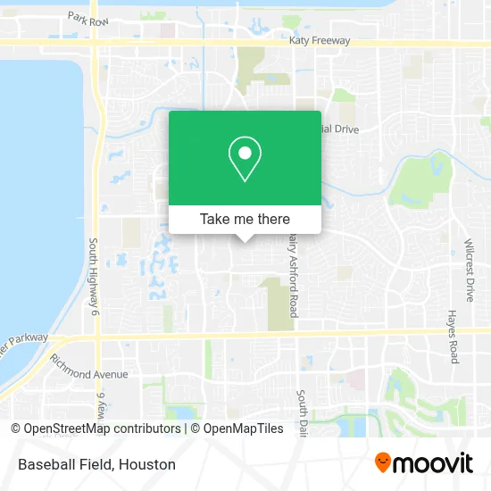 Baseball Field map
