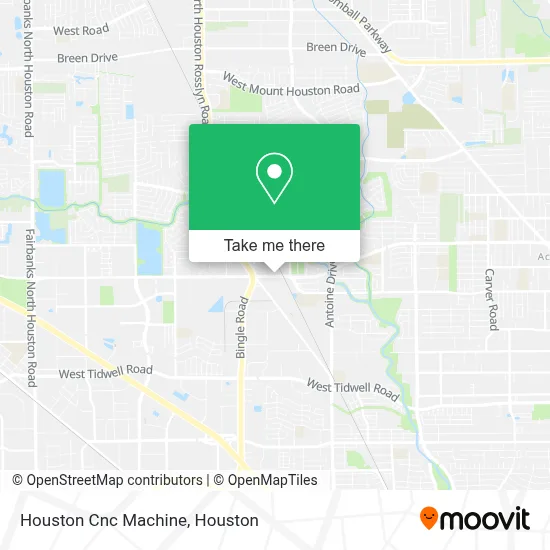 Houston Cnc Machine map