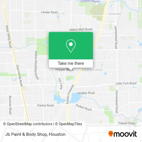 Jb Paint & Body Shop map