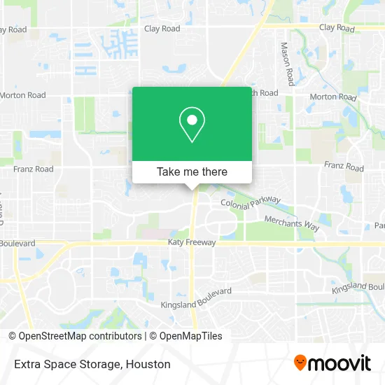 Extra Space Storage map