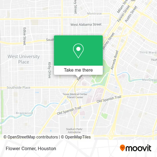 Flower Corner map