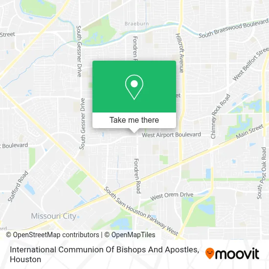 International Communion Of Bishops And Apostles map