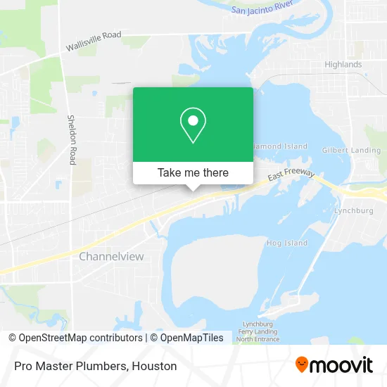 Pro Master Plumbers map