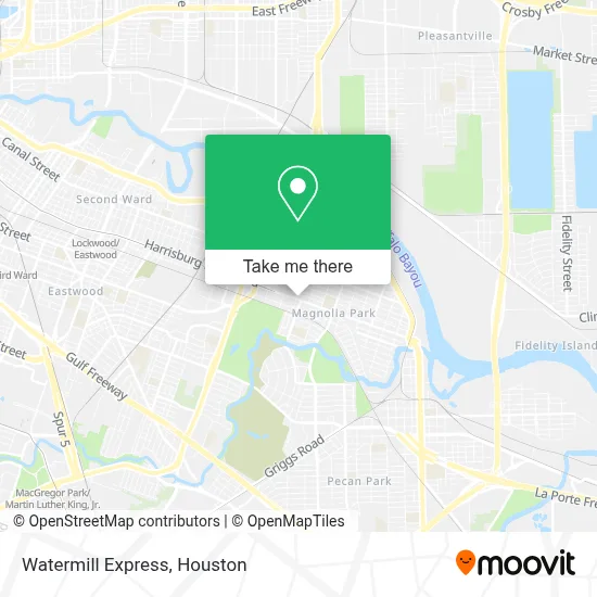 Watermill Express map