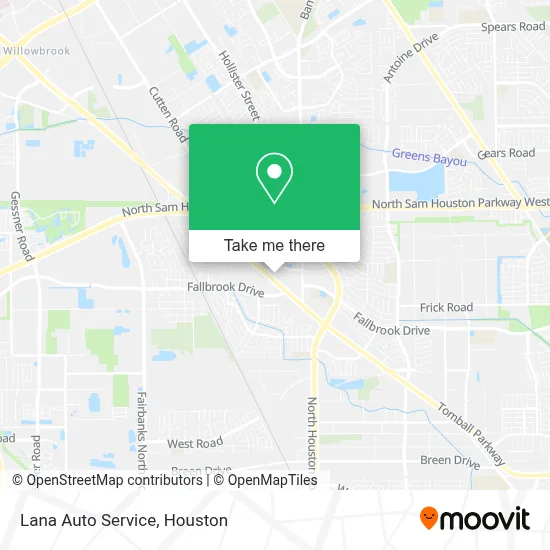Lana Auto Service map