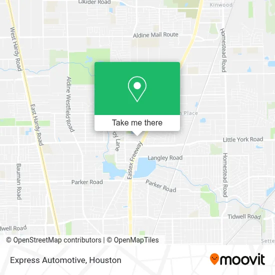 Express Automotive map