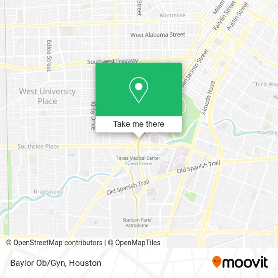 Baylor Ob/Gyn map