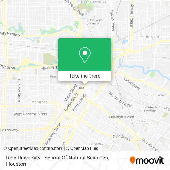 Rice University - School Of Natural Sciences map