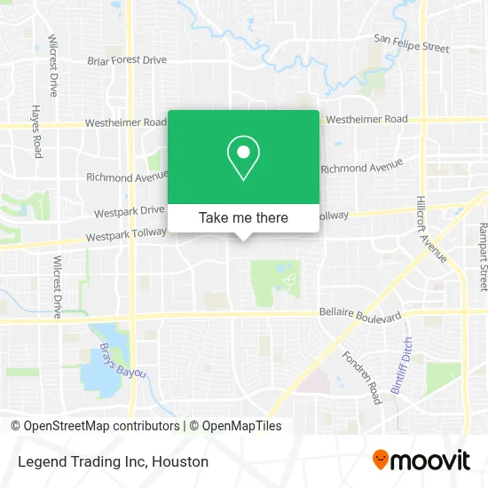 Legend Trading Inc map