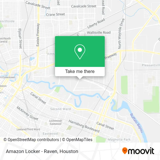Amazon Locker - Raven map
