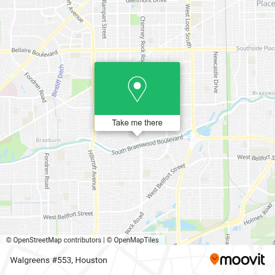 Walgreens #553 map