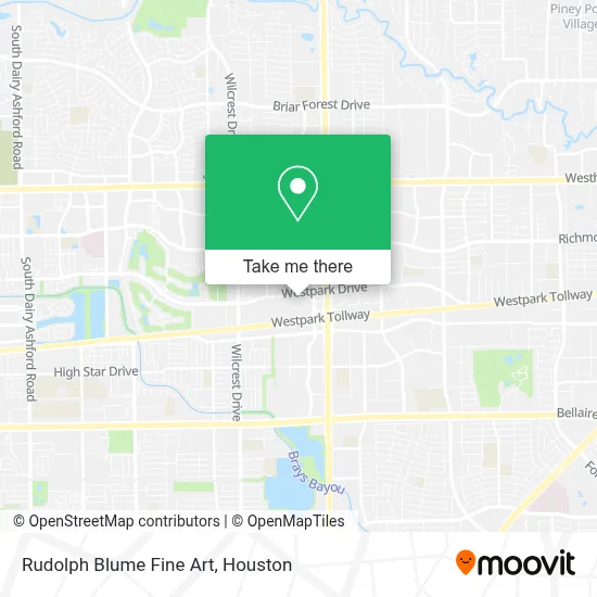 Rudolph Blume Fine Art map