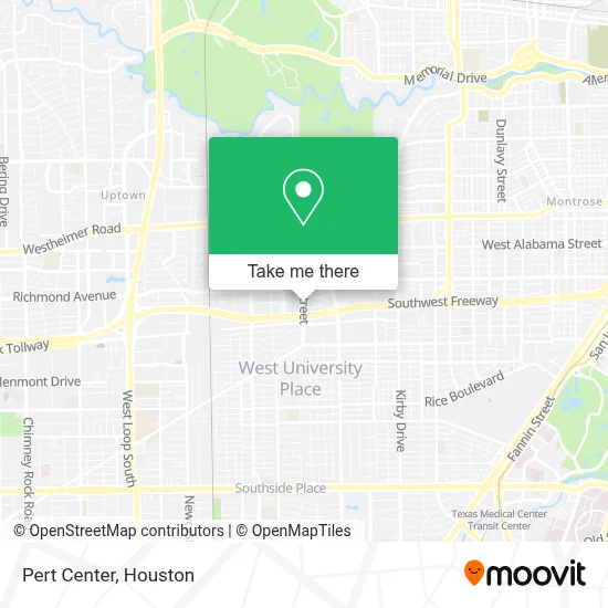 Pert Center map