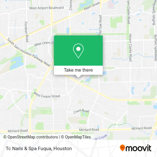 Tc Nails & Spa Fuqua map