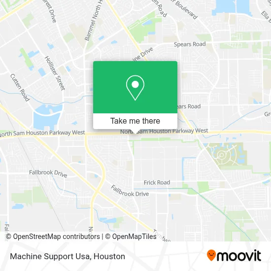 Machine Support Usa map