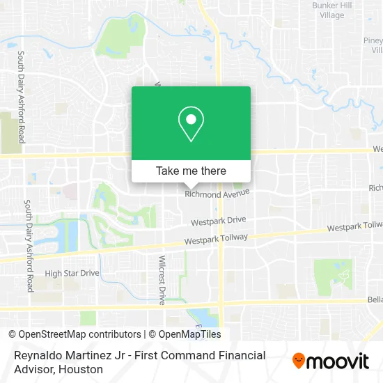 Reynaldo Martinez Jr - First Command Financial Advisor map