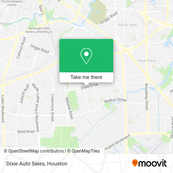 Dixie Auto Sales map